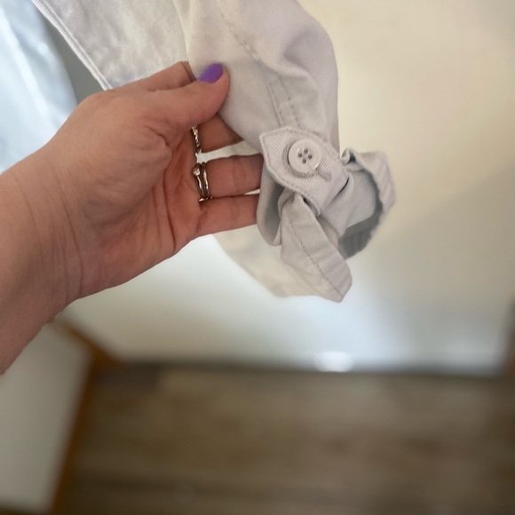 Caffe marrahis 16 woman’s super light grey capris - Picture 3 of 5